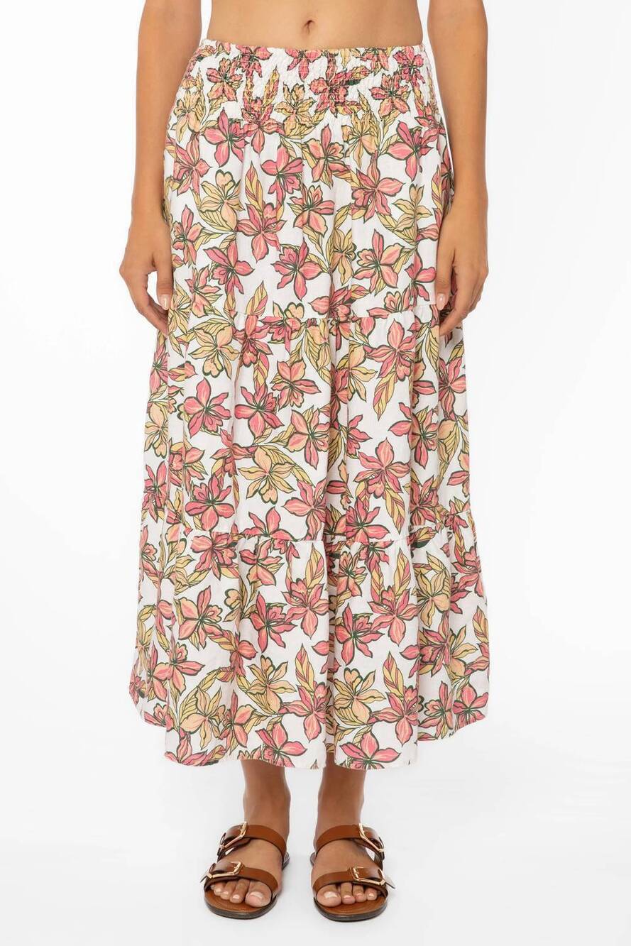 NEW VELVET HEART roseanne floral skirt in hawaiian